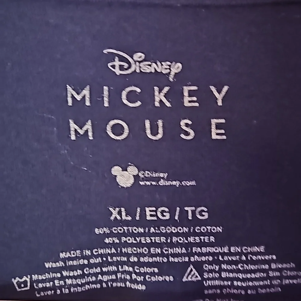 Disney Mickey Mouse Van Gogh Starry Night Graphic T-Shirt Size X-Large - Picture 3 of 9